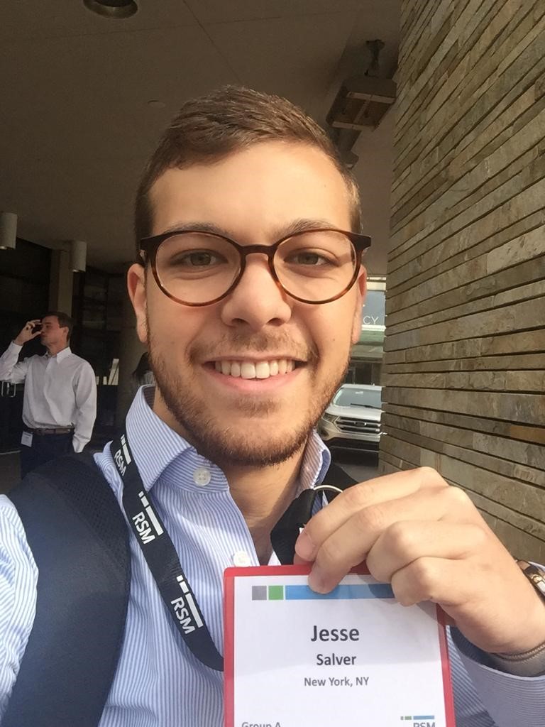 Jesse Salver first day